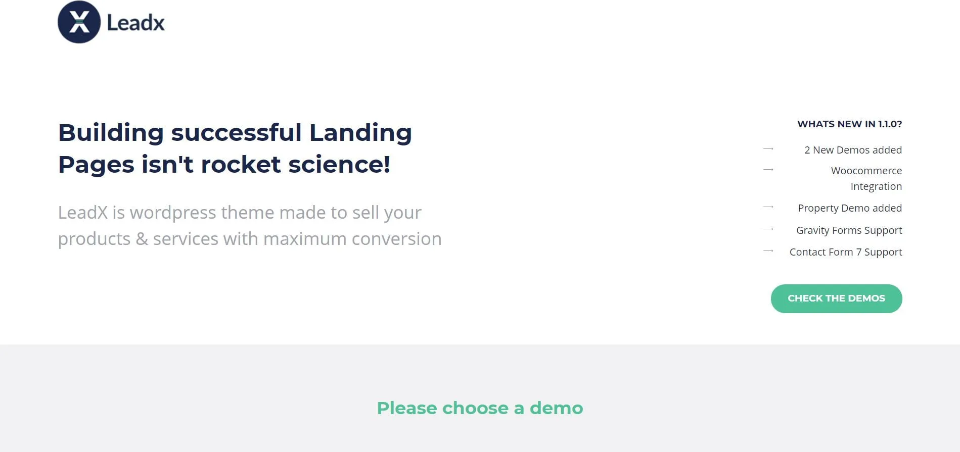 Leadx Homepage