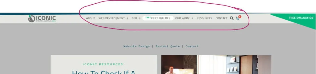 Iconic Website navigation-2 Iconic Website navigation-2